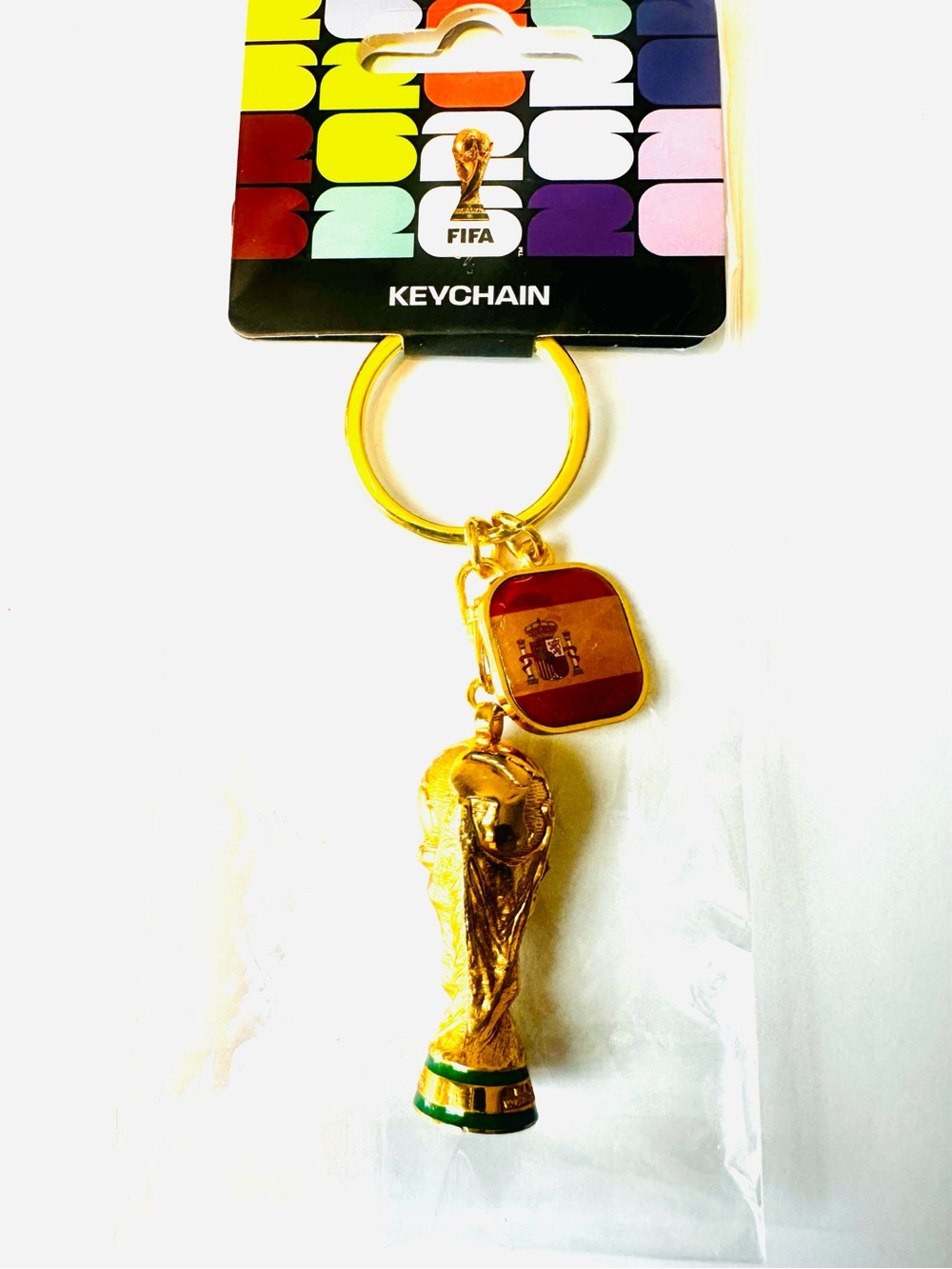 FIFA Official World Cup Trophy Spain Keychain